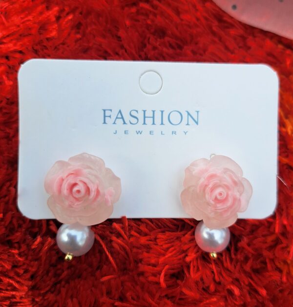 Prink Rose Earring