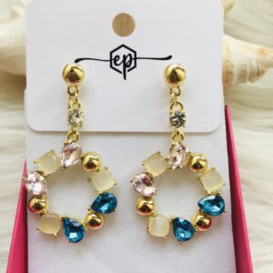 Circle Rainbow Earrings