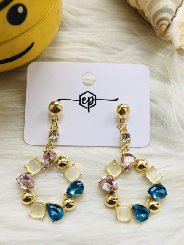 Circle Rainbow Earrings - Image 2