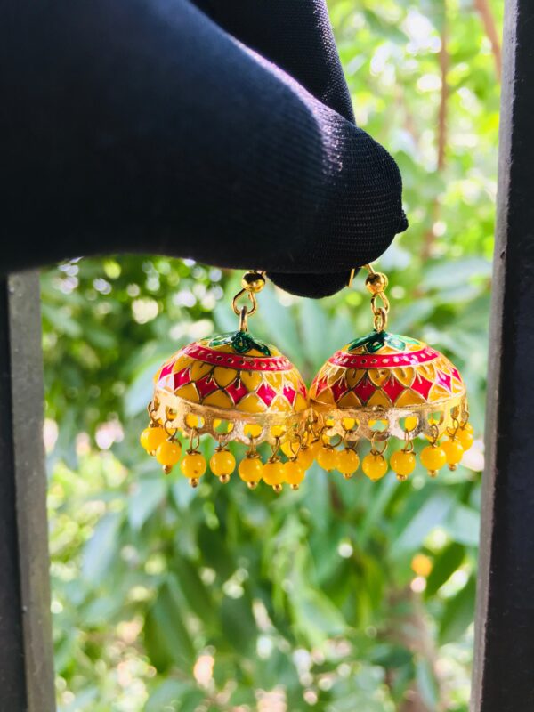Minakari Earrings - Image 2