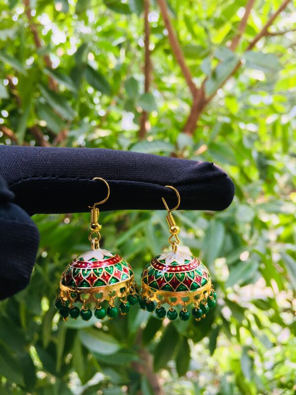 Minakari Earrings - Image 3